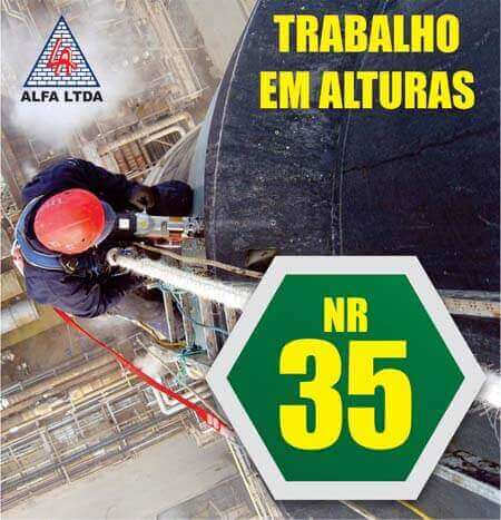 certificado de segurança no trabalho em altura conforme nr-35/MTB